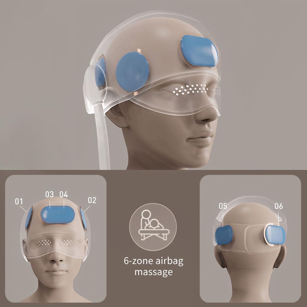 CalmiPress™ - Hot Compress Decompression Head Massager
