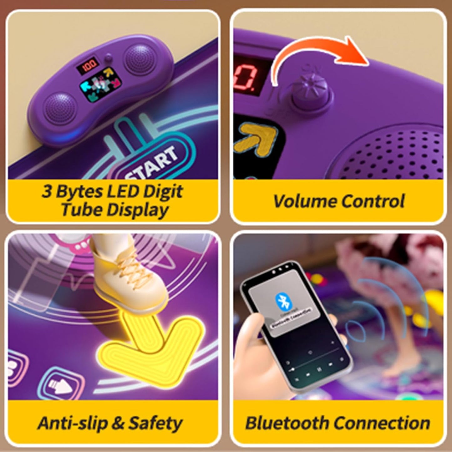 RhythmHop™ - Bluetooth Dance Mat