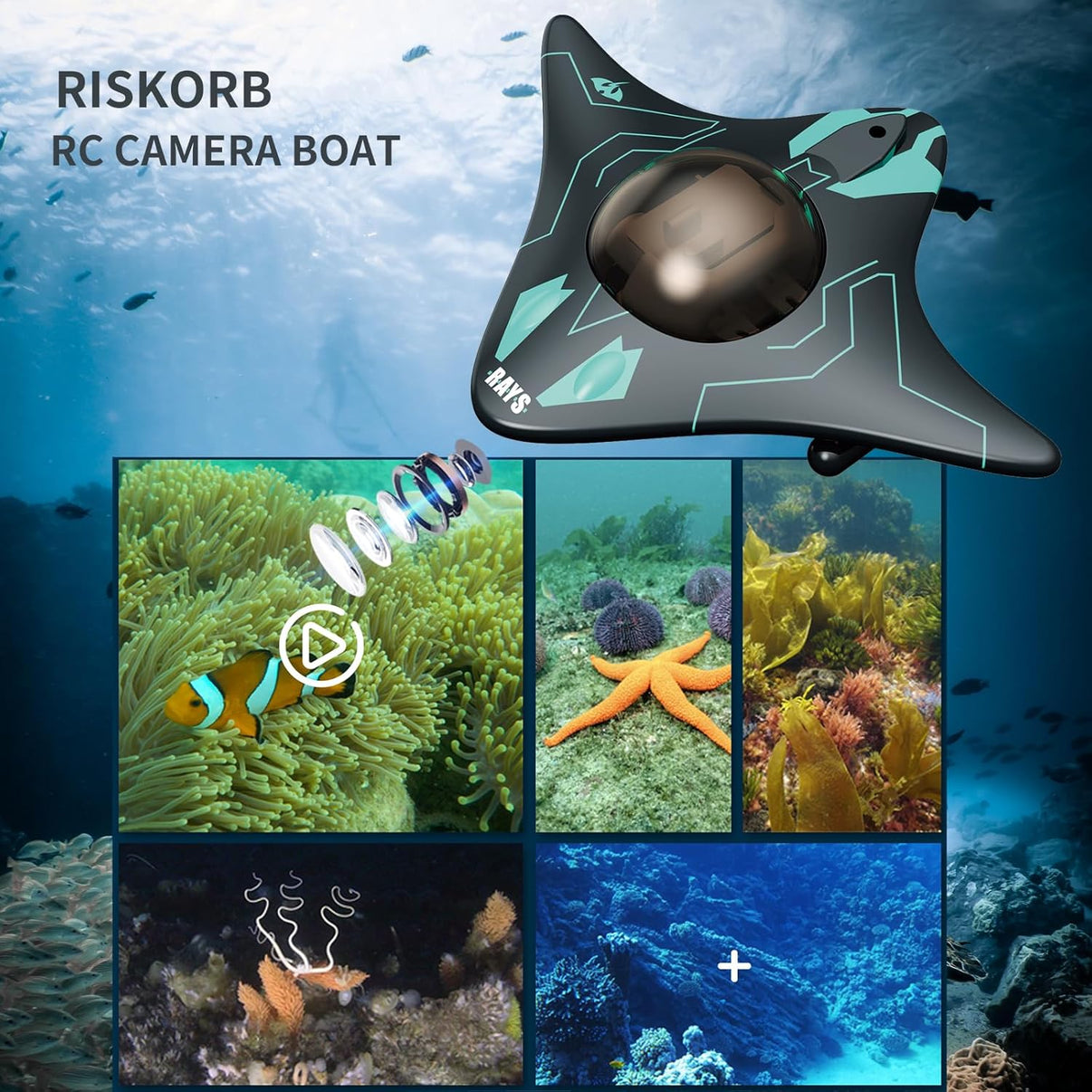 NaviFloat™ - Remote Control Underwater Camera Boat – lucid choice